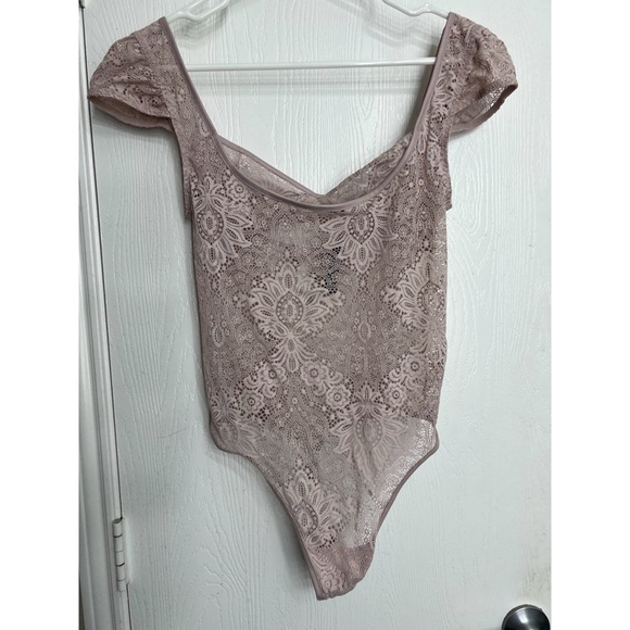 Victoria's Secret Other - NWT VICTORIAS SECRET Blush Pink Lace Bodysuit lingerie